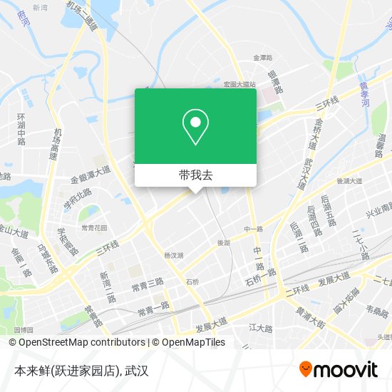 本来鲜(跃进家园店)地图