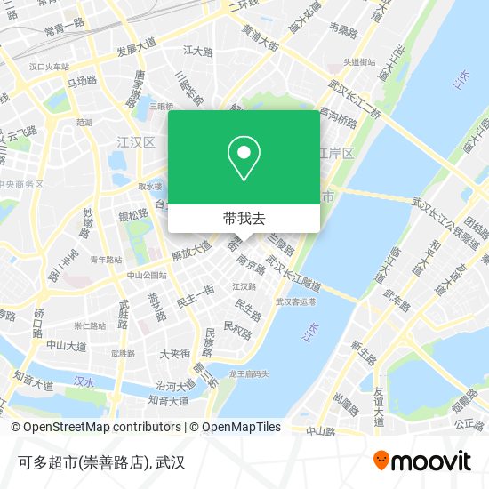 可多超市(崇善路店)地图