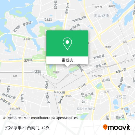 贺家墩集团-西南门地图