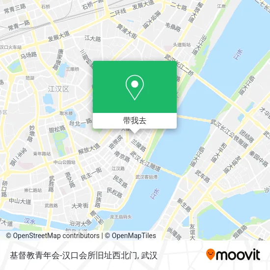 基督教青年会-汉口会所旧址西北门地图
