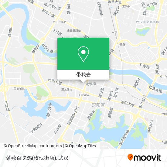 紫燕百味鸡(玫瑰街店)地图