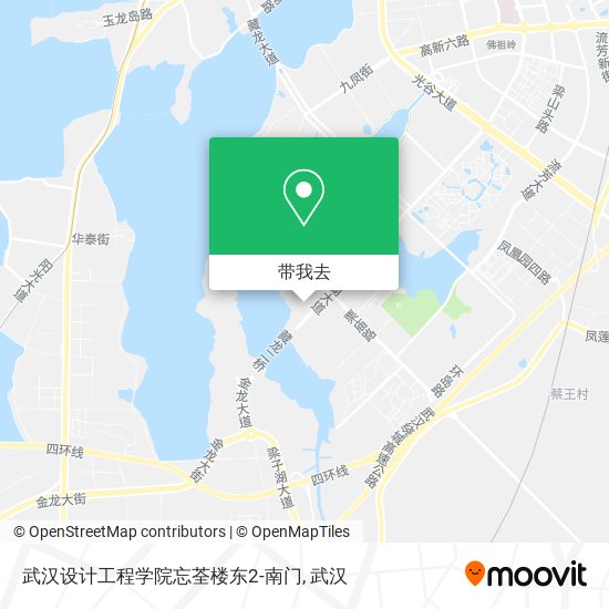 武汉设计工程学院忘荃楼东2-南门地图