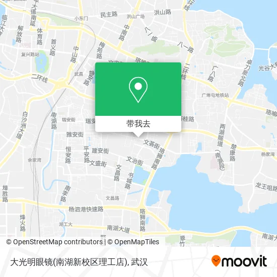 大光明眼镜(南湖新校区理工店)地图