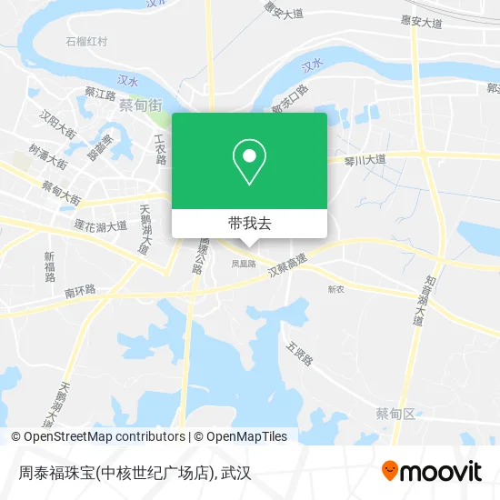 周泰福珠宝(中核世纪广场店)地图
