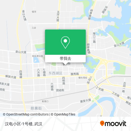 汉电小区-1号楼地图