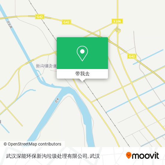 武汉深能环保新沟垃圾处理有限公司地图