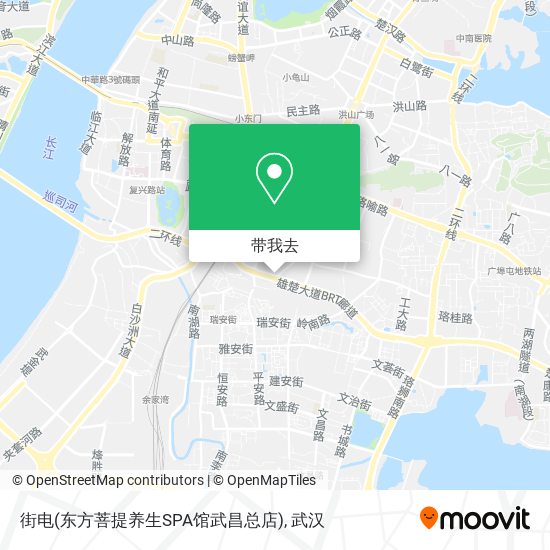 街电(东方菩提养生SPA馆武昌总店)地图
