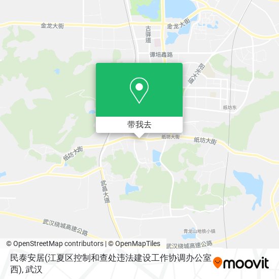 民泰安居(江夏区控制和查处违法建设工作协调办公室西)地图