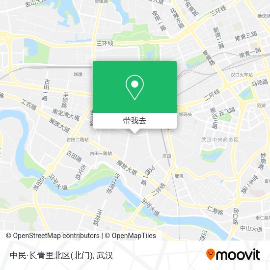 中民·长青里北区(北门)地图