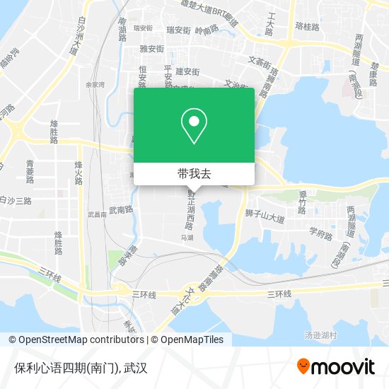 保利心语四期(南门)地图