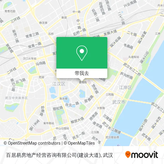 百居易房地产经营咨询有限公司(建设大道)地图
