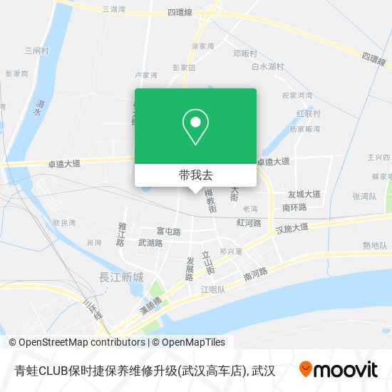青蛙CLUB保时捷保养维修升级(武汉高车店)地图