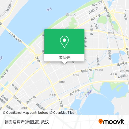 德安居房产(鹤园店)地图