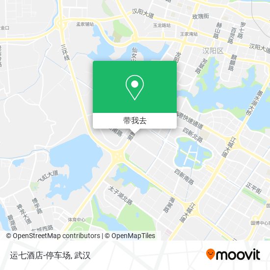 运七酒店-停车场地图