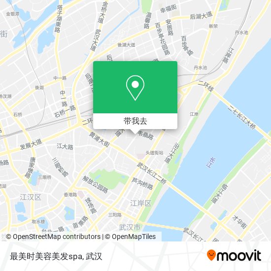 最美时美容美发spa地图