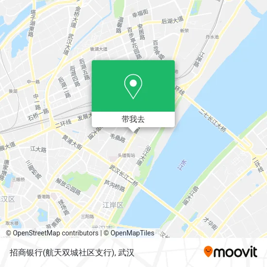 招商银行(航天双城社区支行)地图