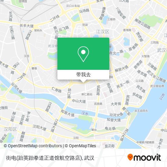 街电(跆英跆拳道正道馆航空路店)地图