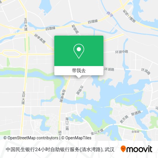 中国民生银行24小时自助银行服务(清水湾路)地图