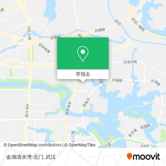 金湖清水湾-北门地图