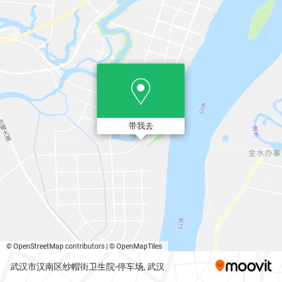 武汉市汉南区纱帽街卫生院-停车场地图