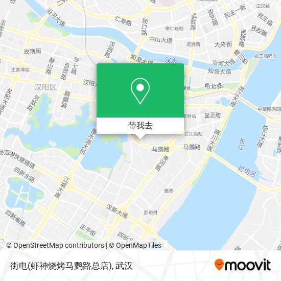 街电(虾神烧烤马鹦路总店)地图