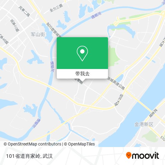 101省道肖家岭地图