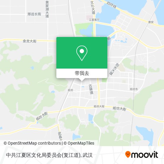 中共江夏区文化局委员会(复江道)地图