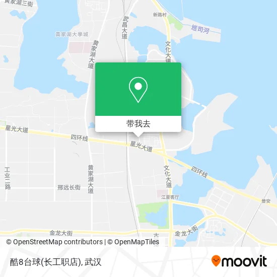 酷8台球(长工职店)地图