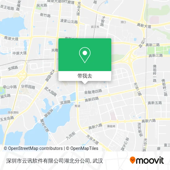深圳市云讯软件有限公司湖北分公司地图