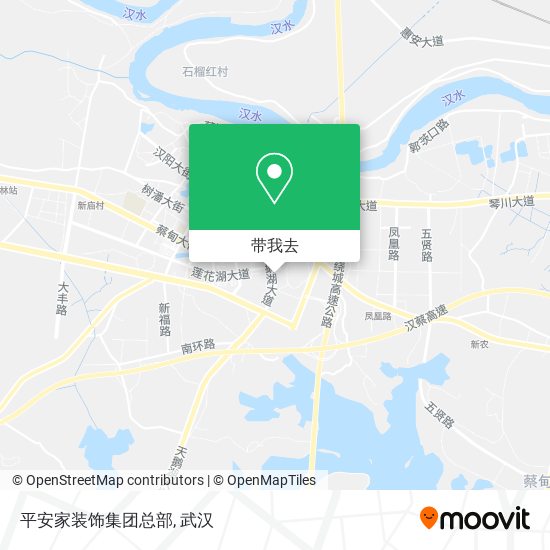 平安家装饰集团总部地图