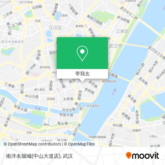 南洋名烟城(中山大道店)地图