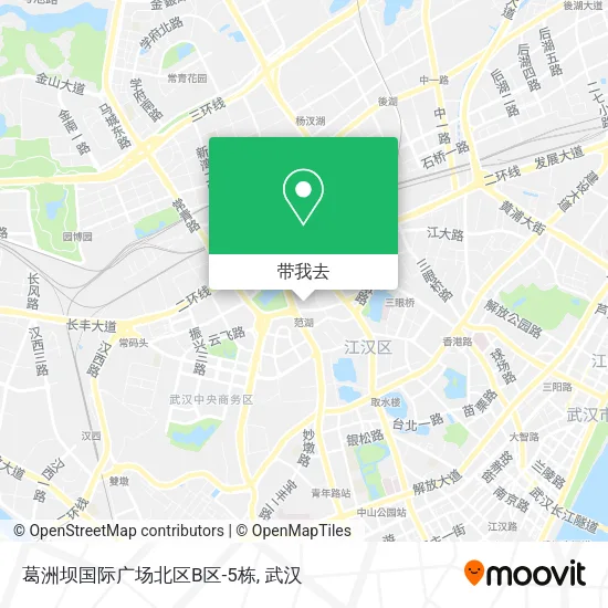 葛洲坝国际广场北区B区-5栋地图