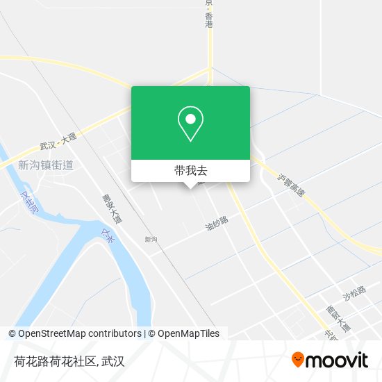 荷花路荷花社区地图
