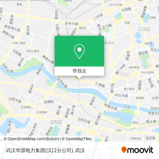 武汉华源电力集团(汉口分公司)地图