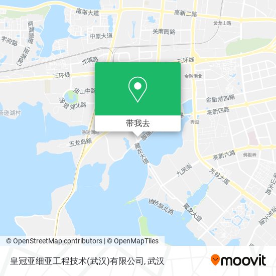 皇冠亚细亚工程技术(武汉)有限公司地图