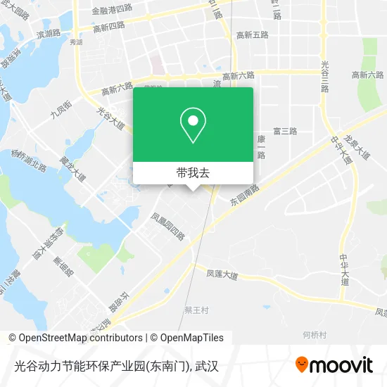 光谷动力节能环保产业园(东南门)地图