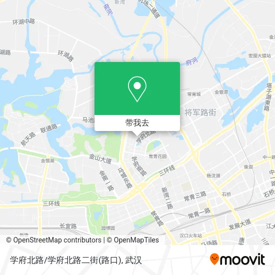 学府北路/学府北路二街(路口)地图