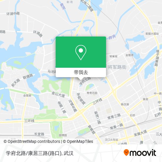 学府北路/康居三路(路口)地图