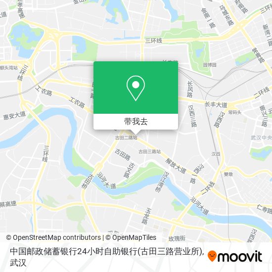 中国邮政储蓄银行24小时自助银行(古田三路营业所)地图