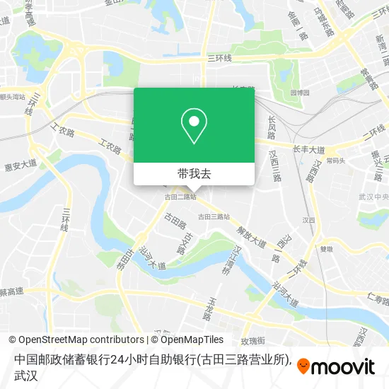 中国邮政储蓄银行24小时自助银行(古田三路营业所)地图