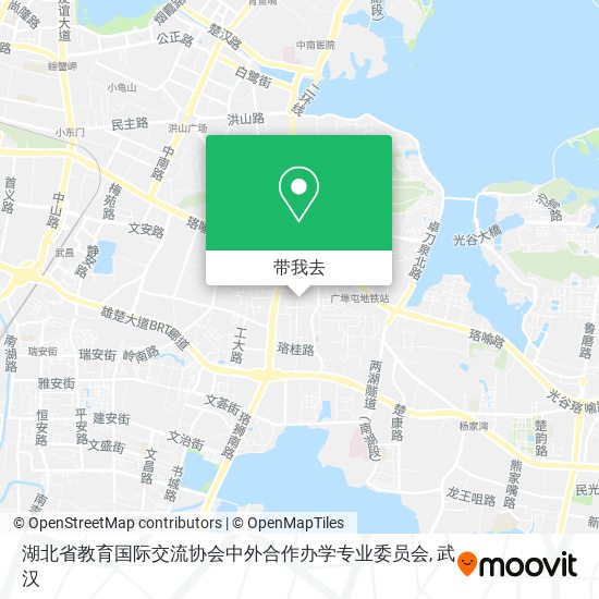 湖北省教育国际交流协会中外合作办学专业委员会地图