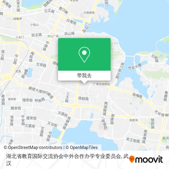 湖北省教育国际交流协会中外合作办学专业委员会地图