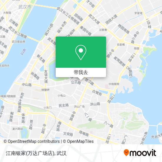 江南银家(万达广场店)地图
