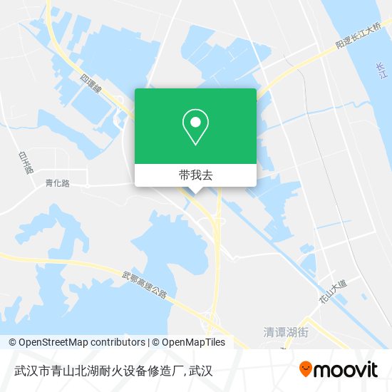 武汉市青山北湖耐火设备修造厂地图