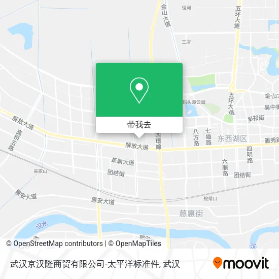 武汉京汉隆商贸有限公司-太平洋标准件地图