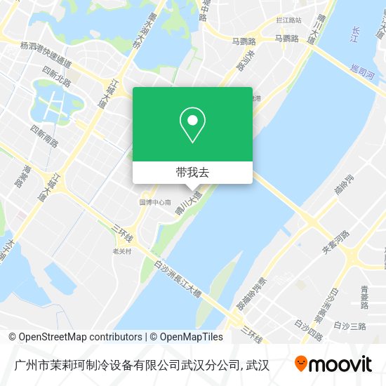广州市茉莉珂制冷设备有限公司武汉分公司地图