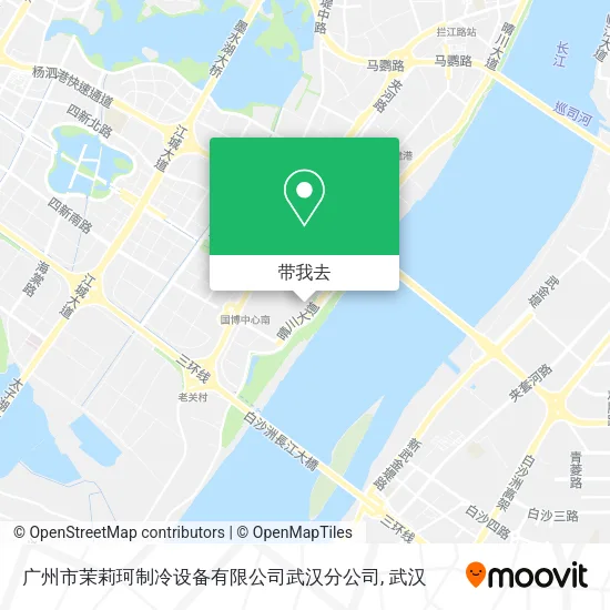 广州市茉莉珂制冷设备有限公司武汉分公司地图