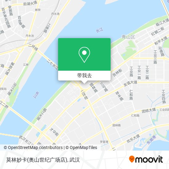 莫林妙卡(奥山世纪广场店)地图