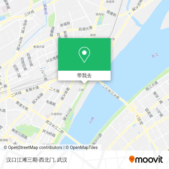 汉口江滩三期-西北门地图