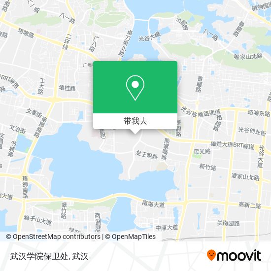 武汉学院保卫处地图